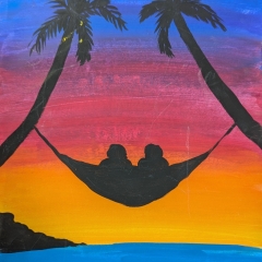 Hammock At Sunset