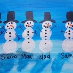 Snowman Family